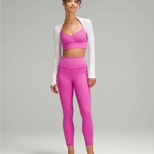 Lululemon Pink align sweetheart sports bra NWT sz 12